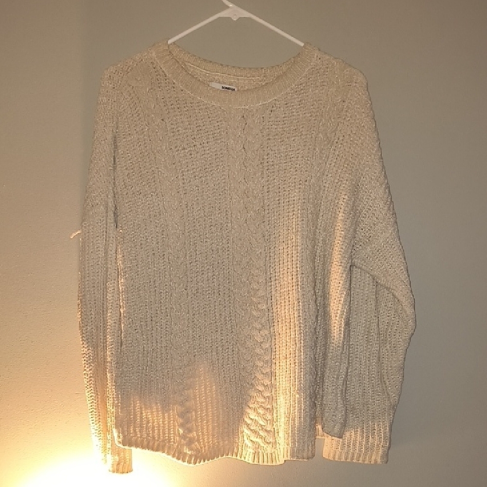 Sonoma Light Gray Knit Sweater